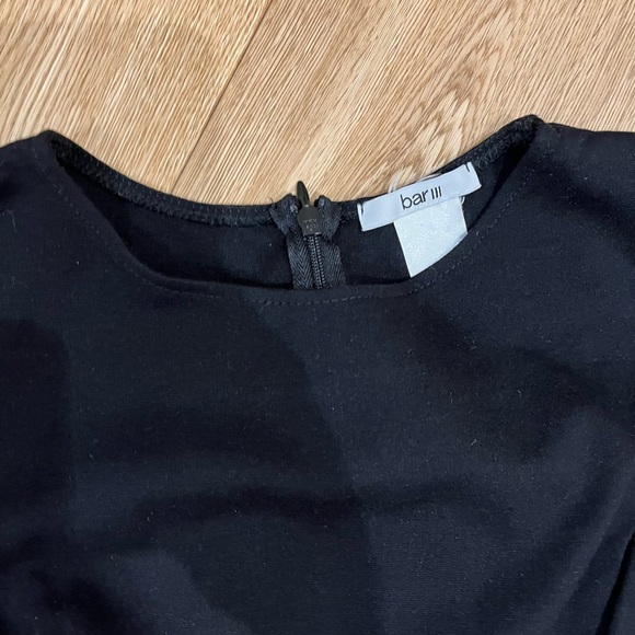 Bar III mini fit and flare short sleeved dress - Picture 4 of 6